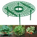 Cadre de support de fraise en plastique vert pour plantes de jardin et balcon cultiver - 30x30cm