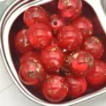Cuentas de resina de hoja de oro rojo de 16mm para joyas DIY, efecto perla accesorios. - 16mm (Agujero aprox. 2,5mm) / Rojo