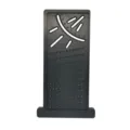 T-shape woodworking scribing ruler multi-function hole measurement angle gauge tool detail - Black