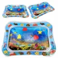 Baby inflatable water mat tummy time toy, PVC sensory play mat for infants and toddlers detail. - Ocean World Style