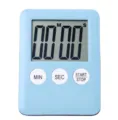 Digitaler Küchenwecker, tragbarer LCD-Countdown-Timer mit Minuten-Sekunden-Start-Stop-Tasten. - Himmelblau