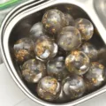 Perles de résine nacrées feuille d'or 16mm, perles rondes grises translucides pour loisirs créatifs. - 16mm (Trou d'environ 2,5mm) / Gris
