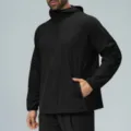 Veste à capuche zippée de sport en plein air pour homme, imperméable, vêtement noir. - S / Hauts / Noir Premium