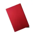 Porte cartes minimaliste en aluminium rouge avec mecanisme pop up pour cartes de credit. - Rouge