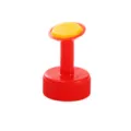 Plastic bottle cap watering sprinkler head for potted plants gardening vegetable watering tool detail - Red