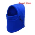 Winter fietsen fleece bivakmuts warme gezichtsmasker capuchon koningsblauw outdoor - M (56-58cm) / Blauw