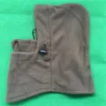 Outdoor winter thermische fleece balaclava fietsen gezichtsmasker winddichte capuchon. - M (56-58cm) / koffiekleur