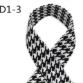 Ιμαντας Jacquard Pied De Poule Se Mavro Aspro 5cm Gia Tsantes Kai Endymata Xondriki - Μαυρόασπρο Pied-de-poule