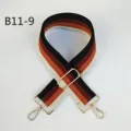 Bunte gestreifte Ersatz-Taschenriemen breiter Schultergurt verstellbarer Jacquard-Gurt - Stil B11-9