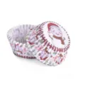 Noël imprimé cupcake papier doublures étanche pour cuisson muffin tasses emballage 100pcs - Bonhomme de Neige
