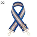Colorful metallic bag strap replacement adjustable shoulder strap for crossbody bags - Royal Blue
