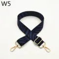 Replacement bag strap with zebra print pattern, adjustable length and gold hardware accessories. - Zebra Pattern W5