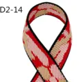 Jacquard webbing strap 5cm wide red pink camo pattern fabric strap for bags garments sewing - Red Pink Beige Camouflage (D2-14)