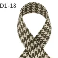 Υφασμάτινος Ιμάντας Jacquard 5cm σε Πράσινο Χρώμα με Μοτίβο για Τσάντες και Ρούχα - Χακί Πόδι του Πετεινού