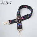 Sangle de sac de rechange réglable avec imprimé papillon coloré et accessoires en métal. - A13-7 Papillon