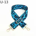 Platia louri tsantas me motibo leopard kai chrysa metallika exartimata gia gynakes - U-13