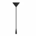 Black stainless steel fish tank sand flat shovel, 32cm large size aquarium tool - L / Black