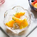 Transparent glass flower bowl for dessert salad ice cream fruit serving dish home kitchen table - Transparent + Spoon