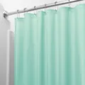 Solid color waterproof shower curtain mint green bathroom partition curtain with hooks - 180*180cm / Mint Green