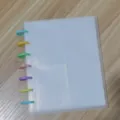 Transparent mushroom ring photocard binder 3 inch loose leaf card collection storage album - 20 Pages 3 Inch 4 Grids Without Bookmark Strip / Small Color Transparent