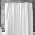 Waterdichte witte PEVA douchegordijn voor badkamer, verdikt schimmelwerend douchegordijn met haken. - 180*180 / Wit