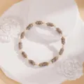 Bracelet de perles vintage avec pierres et perles, bijoux d'été élégants pour femmes. - Style 1