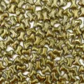 Czech glass T-shaped bone beads 2x8mm gold metallic DIY crafting loose beads for jewelry making. - Gold Metallic