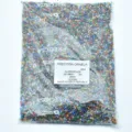 Preciosa Czech glass seed beads mixed multi-color size 8/0 500g pack for DIY crafts making. - 2.8-3.2mm / 8-00007