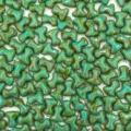 Czech glass bone beads 2x8mm turquoise DIY handmade jewelry craft accessories 100pcs pack - Turquoise Mottled