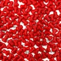 Czech glass T-shape bone beads red 2x8mm DIY jewelry making accessories craft supplies 100pcs - Red