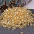 Perline di rocaille argentate da 2 mm Perline rotonde in vetro trasparente per creazione di gioielli - 10.00g / Oro