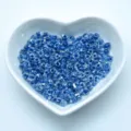Transparent blue glass seed beads 5mm triangle beads for DIY jewelry making crafts supply. - Color TR05-1557