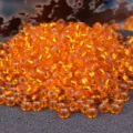 2mm Perles de Rocaille Orange Doublees d'Argent Style Miyuki Bijoux DIY Fournitures - 10.00g / Orange