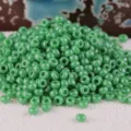 Green pearl seed beads 2mm DIY jewelry accessories variant for crafts and bracelets. - RR11/0-431