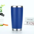 20oz roestvrijstalen geisoleerde beker dubbelwandige reis koffiebeker blauwe vacuum - 20oz/600ml / Donkerblauw