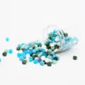 Octagonal sealing wax beads set, approx 150pcs colorful wax for stamp letter craft design. - Bottled Wax Beads - Clear Ice Blue