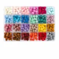 Transparent 24-grid sealing wax beads set, colorful flower shape wax stamps supplies. - Cherry Blossom Wax Beads - 24 Grids (Approx. 530 Beads)