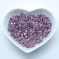 Purple transparent triangle glass seed beads 5mm for DIY jewelry making 100g pack - Color TR05-1114