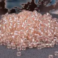Perline a seed bead argentate da 2 mm per la creazione di gioielli artigianali fai-da-te. - 10.00g / Rosa