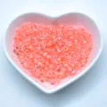 Perles de rocaille triangulaires roses 5mm 100g perles en verre pour fabrication bijoux - Couleur TR05-1122