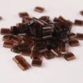 Miyuki Tila beads double hole square glass beads transparent dark brown color for jewelry making - 10.00g / TILA-135