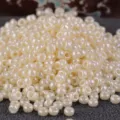 Pearl white 2mm seed beads, DIY jewelry making glass round beads variant, craft accessories supplies. - RR11/0-441