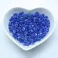 Blue triangle glass seed beads 5mm DIY jewelry making craft supplies variant pack 100g - Color TR05-1827