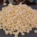 Miyuki 2mm pearl color seed beads bulk for DIY jewelry making and craft accessories supply. - RR11/0-442