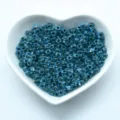 Blue glass seed beads triangular 5mm DIY jewelry making crafts decorative beads variant - Color TR05-1830
