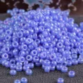 Japanese style 2mm pearl purple seed beads for DIY jewelry making and handmade accessories crafting. - RR11/0-483