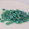 Miyuki Tila square dual-hole glass beads green translucent DIY jewelry making supplies 10g - 10.00g / TILA-146FR