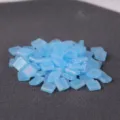 Miyuki Tila Square Double-Hole Glass Beads Light Blue Transparent DIY Jewelry Craft Supplies - 10.00g / TILA-148FR