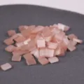 Two hole square glass seed beads for DIY jewelry making, 10g transparent pink craft beads. - 10.00g / TILA-2557