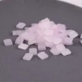 Miyuki Tila two-hole square seed beads for DIY jewelry making, 10g transparent light pink. - 10.00g / TILA-2594